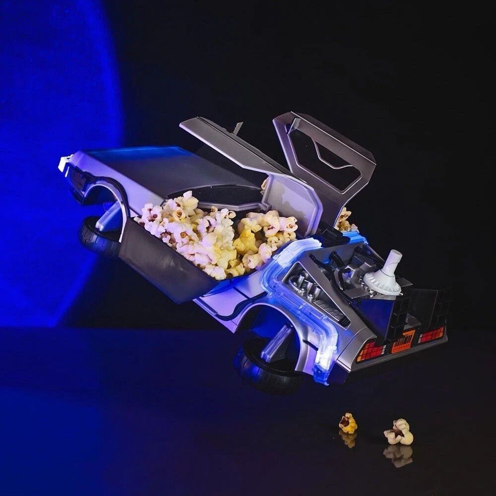 NEW Back to the Future 40th Anniversary DeLorean Popcorn Bucket AMC Exclusive - Picture 2 of 16